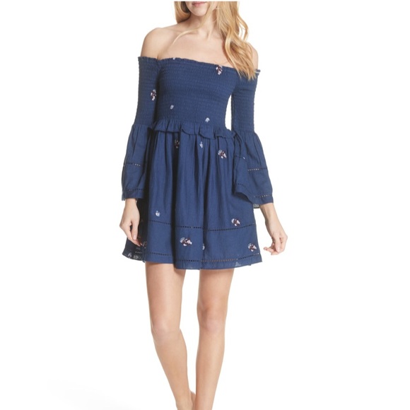 NWT Free People Counting Daisies Embroidered Dress - Picture 4 of 8